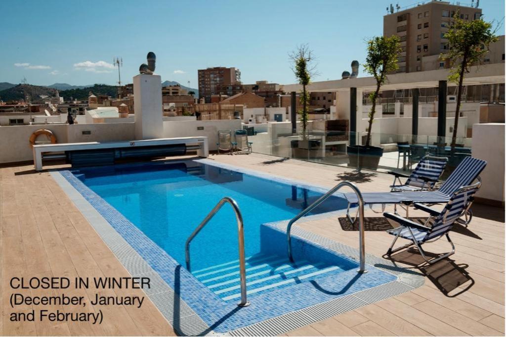 Apartamento Deluxe Con Piscina, Terraza & Parking Malaga Bagian luar foto